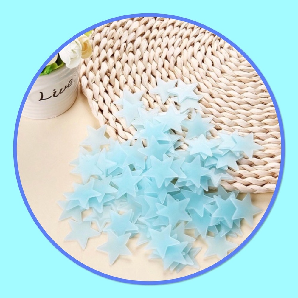 🌠New🌠5/$15🌠Blue Glow in the Dark Stars🌠